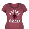 thumbnail image 3 of Marvel Spider-Man - Collegiate - Maternity Scoop Neck Graphic T-Shirt, 3 of 5