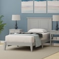 thumbnail image 2 of Cottage Style Solid Wood Platform Bed in Twin - Ultimate Grey, 2 of 10