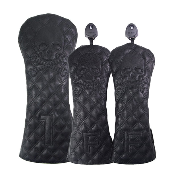 Exquisito Club de Golf Cubiertas Cubiertas Negro Profesional Skeleton Deportes Repuestos Piezas Interior Espesado Golf Golfs Golfs Para Hombres Advancent OD008034-00