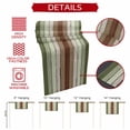 thumbnail image 5 of Sage Green Table Runner 108 Inches Long,Farmhouse Wood Grain Vintage Brown Striped Cotton Linen Table Runners Dresser Scarves,Decorative Tabletop Scarf Furniture Cover for Home Dinner Party 13"x108", 5 of 8