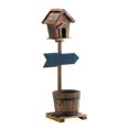 thumbnail image 2 of Summerfield Terrace Accueil Birdhouse Rustique Planteur de Barriques, 2 of 3