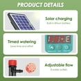 thumbnail image 3 of Solar Automatic Drip Irrigation Kit System, 2025 Upgrade Auto Plants Watering Kit, Solar Powered Garden Self Watering System for Indoor Outdoor Potted Plants Balcony Patio Greenhouse (10 Pots-32FT), 3 of 6