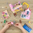 thumbnail image 2 of Set de construcción VGY Beach Villa 1040 PCS con yate y avión, 2 of 7