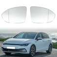 thumbnail image 2 of 1 par de lentes de espejo retrovisor de puerta lateral calefactable delantera izquierda derecha para coche Compatible con Golf Mk8 2022 2021, 2 of 5