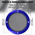 thumbnail image 4 of 2uds 3'' Azul Coche Audio Altavoz Funda Malla Subwoofer Rejilla Protector, 4 of 7