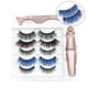 thumbnail image 3 of 10 Pares de Pestañas Postizas Magnéticas de Color de Estilo Mixto Juego de Pinzas Delineador de Ojos A Prueba de Agua Pestañas Postizas Magnéticas Gruesas, 3 of 5