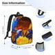 thumbnail image 5 of Easygdp Colorful Rooster Mochila Ligera de 15 Pulgadas para Estudiantes, Mochila Cómoda para la Escuela y Viajes, Correas Ajustables, 5 of 6