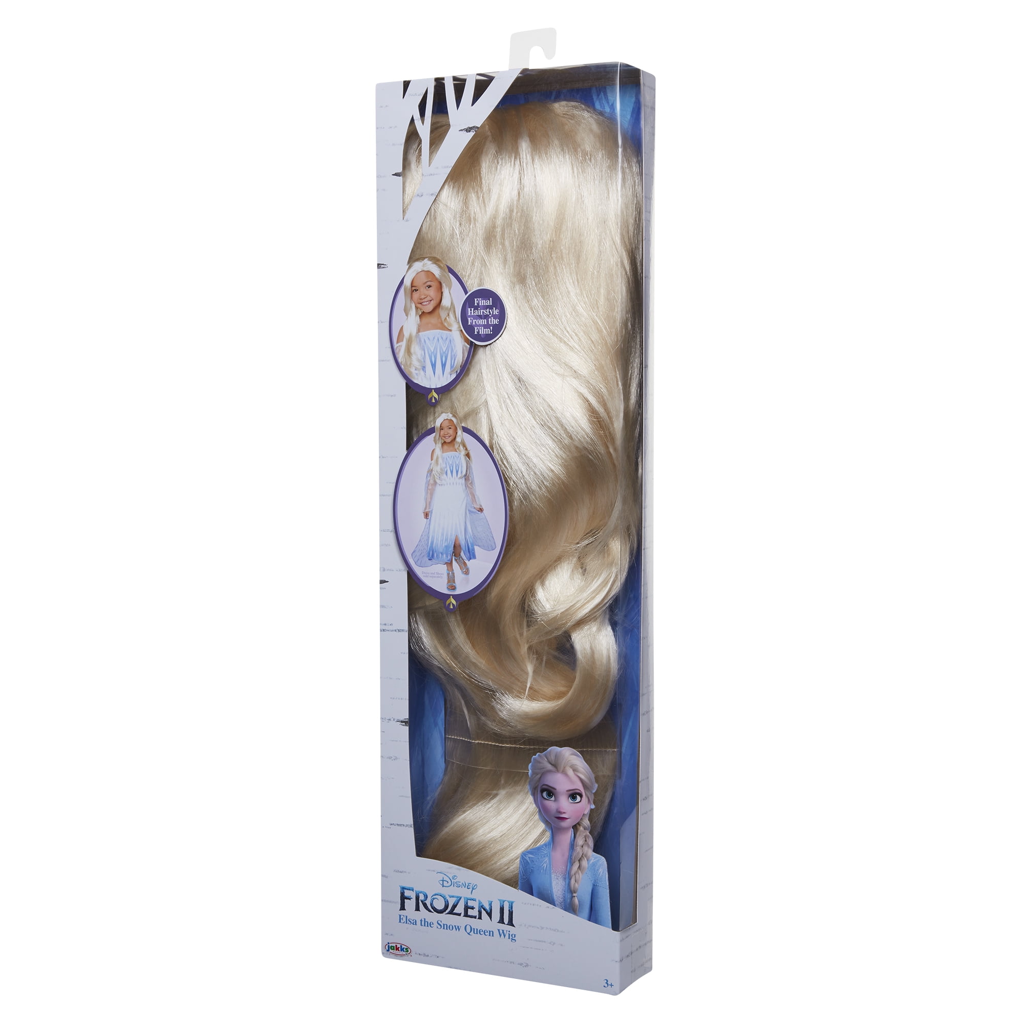 Disney Inspired Frozen Elsa Braid Adjustable Yarn Hair Wig Costume