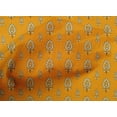 thumbnail image 4 of oneOone Cotton Poplin Fabric Leaves & Floral Block Print Fabric BTY 56 Inch Wide, 4 of 4