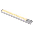 thumbnail image 1 of Luz de armario de 80 LED, lámpara con sensor de movimiento, brillo ajustable con 3 colores, recargable por USB, inalámbrica, adecuada para armarios, cocinas, pasillos, garaje, linterna, 1 of 5