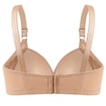thumbnail image 5 of VONCOS Wireless Bra for Women Seamless Lightly Lined Comfort Bralette with Adjustable Straps, Beige Nude, Sizes S-XXL,Size M, 5 of 7