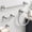 Brushed Nickel, variant on Bathroom Hardware Set 4 Pieces, Oil Rubbed Bronze Stainless Steel Wall Mounted Bathroom Accessories, Hand Towel Bar, Towel Ring, Robe Hooks, Toilet Paper Holder, 23.6 Inch