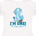 thumbnail image 4 of Inktastic I'm One (football) Boys or Girls Long Sleeve Baby Bodysuit, 4 of 5