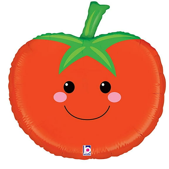 LOONBALLOON Food Balloons, 25″ PRODUCE PALS - TOMATO