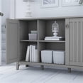 thumbnail image 2 of Salinas Hall Tree with Shoe  & Accent Cabinet, Gray Wood , 3-Hook Entryway Organizer, 2-Door Storage,  Style, 2 of 6