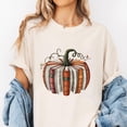 thumbnail image 2 of Pumpkin Book Stack T-Shirt, Fall Reading Lover Tee, Cozy Autumn Pumpkin and Books Graphic Shirt, Bookworm Gift for Halloween Season, 2 of 7