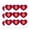 Clear, variant on Harry Potter Chibi Gryffindor Crest Heart Shaped Planner Calendar Scrapbook Craft Stickers