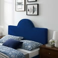 thumbnail image 6 of Headboard, Full Queen Size, Velvet, Blue Navy, Modern Contemporary Urban Design, Bedroom Master Guest Suite, 6 of 7