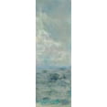 thumbnail image 2 of Shanti, Shima 11x24 White Modern Wood Framed Museum Art Print Titled - Paradise Found II, 2 of 4