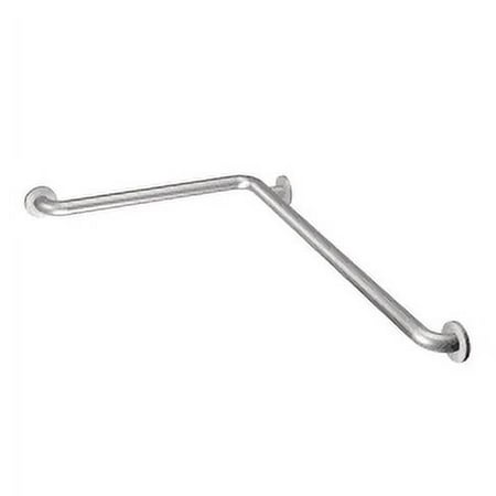Moen Peened 24" L-Shaped Grab Bar