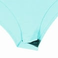 thumbnail image 2 of M&M SCRUBS Long Sleeve Turtle Neck Body Suit-Breathable Cotton Stretch Leotard(Aqua, Large), 2 of 6