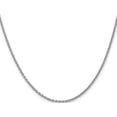 thumbnail image 3 of 14K White Gold Jbsp's 1.8mm Round Cable Chain (20 X 1.8) Made In Italy 7243-20, 3 of 5
