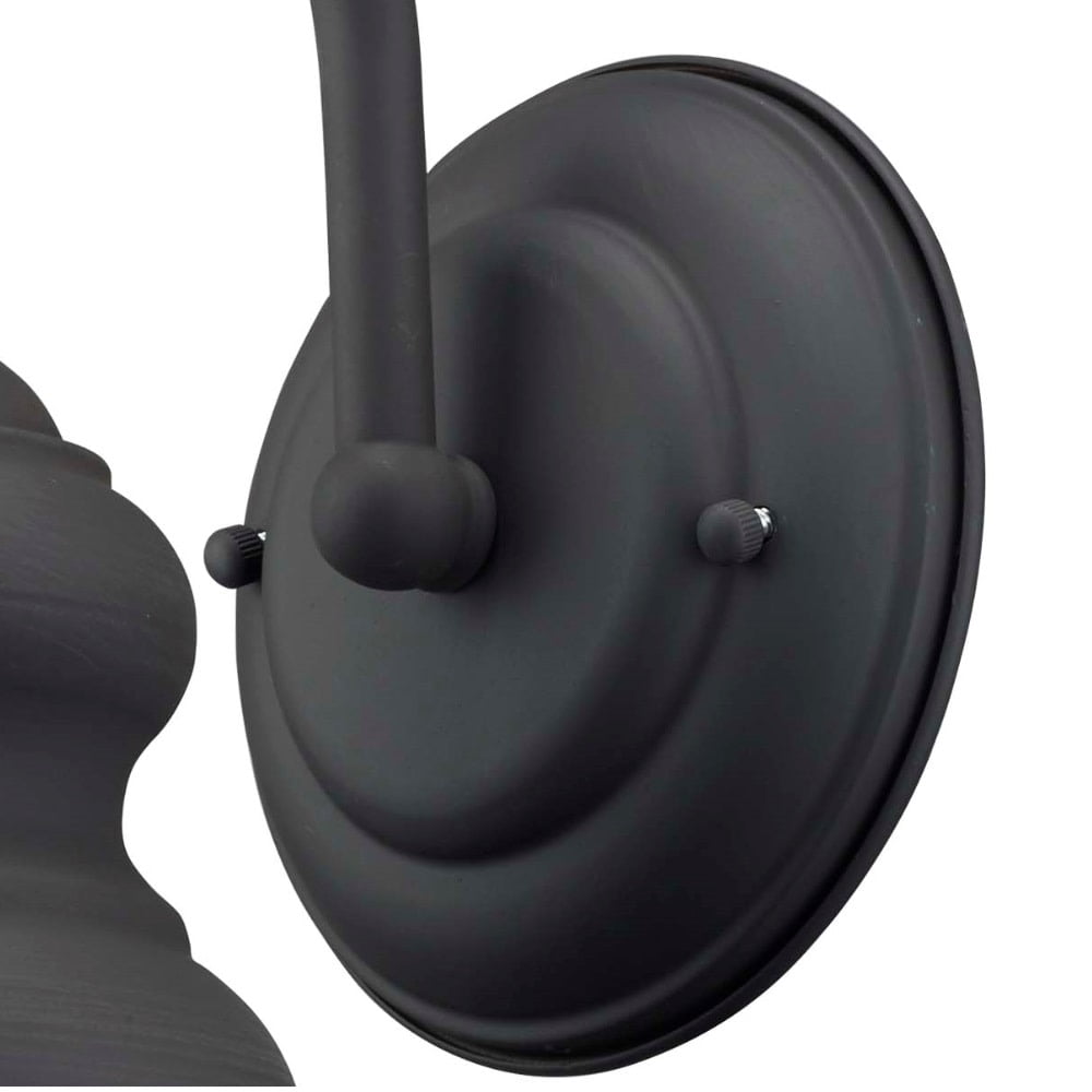 Trans Globe Lighting 50540 BK Forest 10" Tall Outdoor Wall Sconce - Black