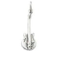 thumbnail image 1 of Sterling Silver 20" 1mm Box Chain 3D Electric Guitar Musical Instrument Pendant Necklace, 1 of 2