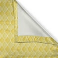 thumbnail image 6 of Ambesonne Yellow Grommet Curtain, Moroccan Trellis, 50" x 63", Mustard Yellow White, 6 of 6