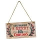 thumbnail image 5 of Diviértete Con Un Letrero Colgante De licencia De De Merry Little Christmas Yuyangstore Feliz Navidad Letrero de madera, 5 of 8