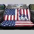thumbnail image 3 of POLERO 4th of July Rear Bench Seat Covers for Cars, 2 Piece Soft Non Slip Car Back Seat Covers Easy to Install for Sedan and Auto Use, 3 of 4