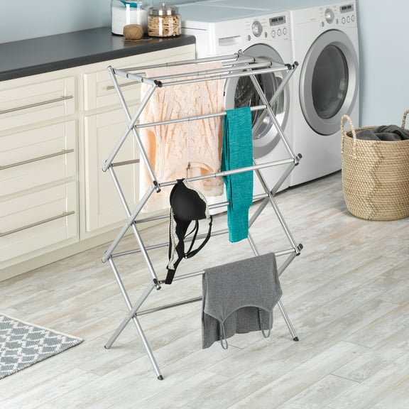 Whitmor Expandable Drying Rack - Silver