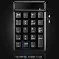 thumbnail image 5 of New Floating Key Bluetooth Numpad Receiver USB Numeric Keypad Wireless Wired Keyboard 2.4GHz 19 Keys Number Pad BLUETOOTH-COMPATIBLE, 5 of 8