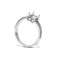 thumbnail image 3 of 1/2ct Split Shank Diamond Engagement Ring Setting 14K White Gold, 3 of 3