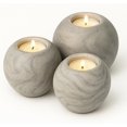 thumbnail image 1 of Concrete Sphere Tea Light Holder - Minimalist Centerpiece - Candle Holder - Modern Interior Design (Marble, Medium Sphere), 1 of 4