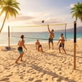 thumbnail image 4 of SSN 1048612 Economy Yellow & Black Volleyball Net, 4 of 5