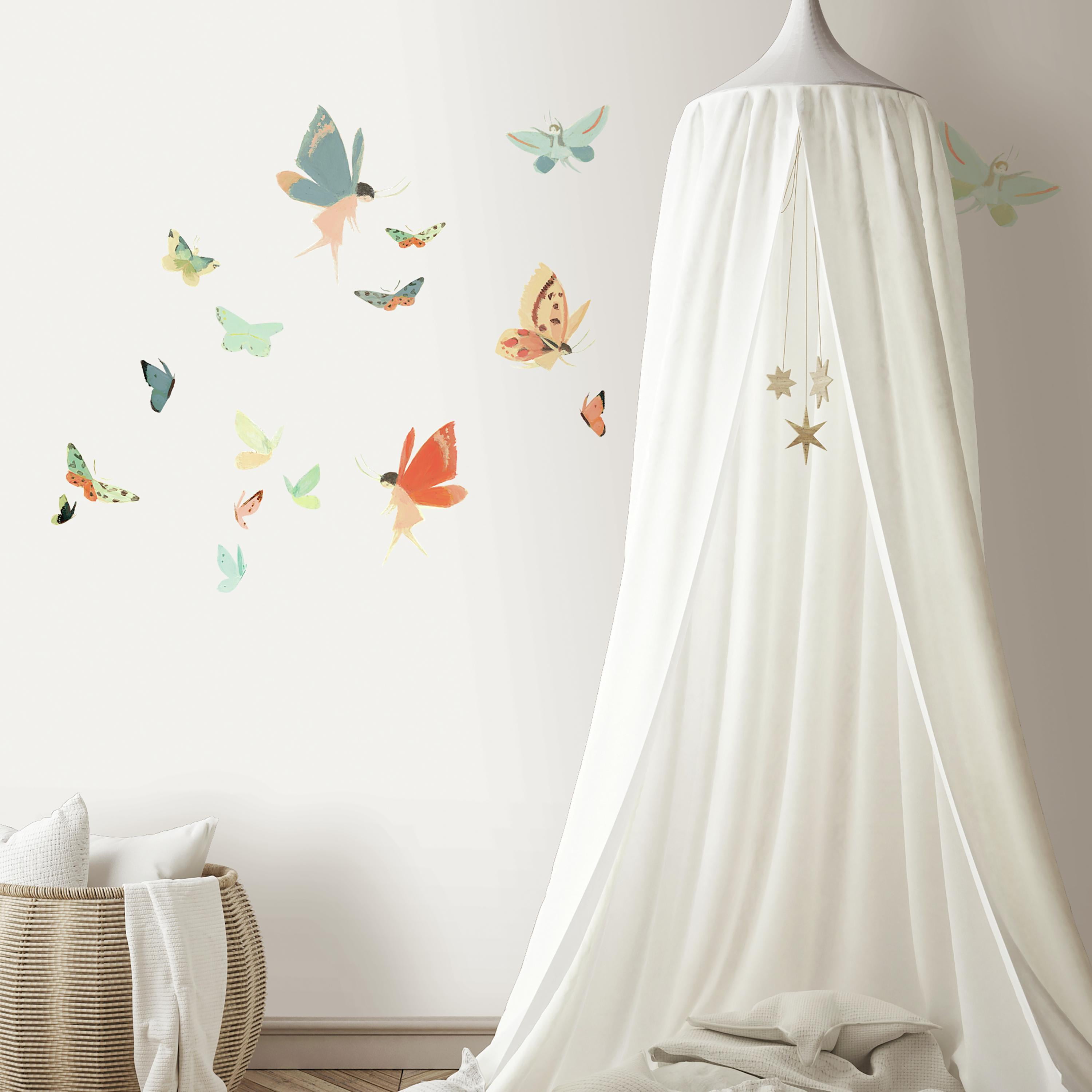 Dream World Butterfly Peel and Stick Wall Decals - Walmart.com