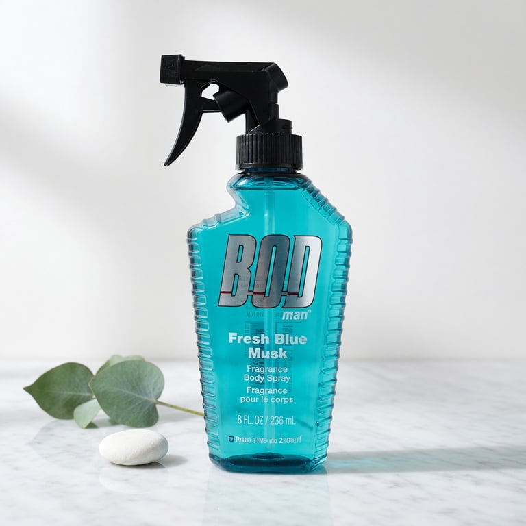 BOD Man Fresh Blue Musk Body Spray, 8 fl oz photo 3
