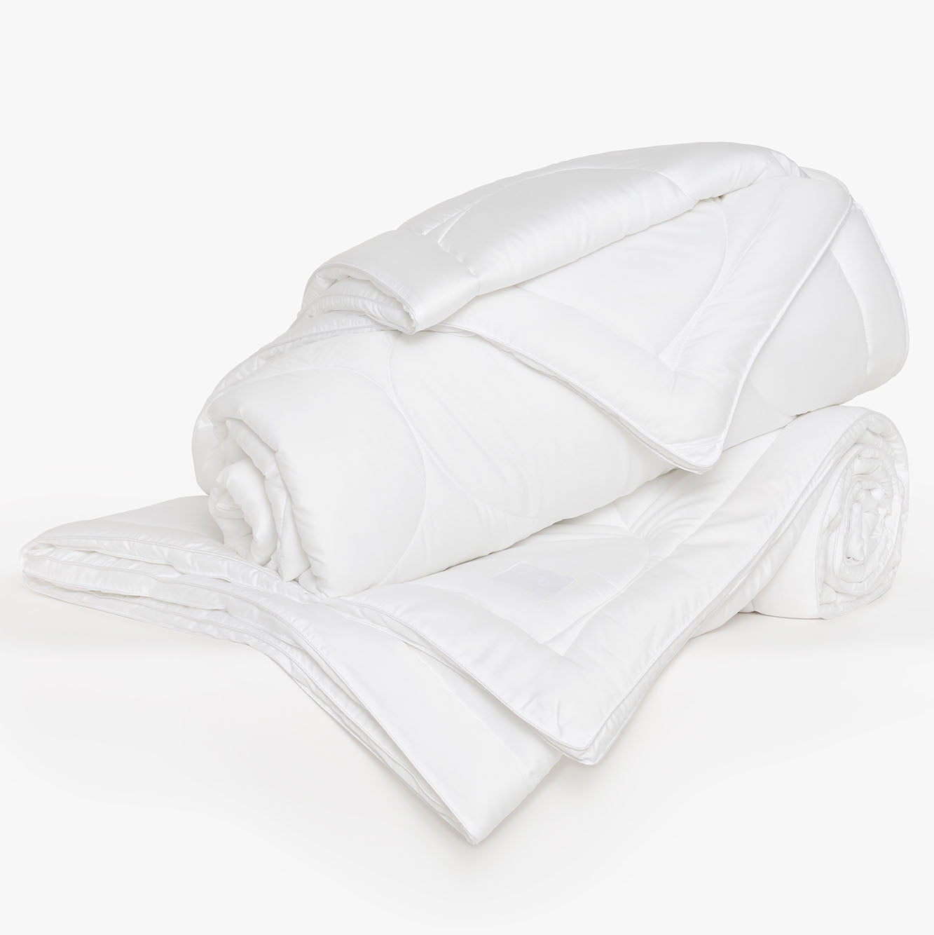 Twin White Eucalyptus Fabric Cloud Comforter