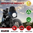 thumbnail image 4 of Motorcycle Windshield Fairing & Mounting Kit, Wind Deflector, Motorcycle Accessories, Compatible with Harley Davidson FXLRS Low Rider S 2020-2024, Blackout, with Extension Block, 15" Windshield, 4 of 8