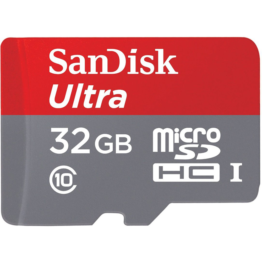 Sandisk Imaging Ultra microSDHC 32GB UHS Class 10 Memory Card w/ Adapter