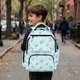 thumbnail image 5 of FKELYI Sea Turtle Coral Print Kids Backpack with Multi-Pockets 17 Inch Schoolbag for Elementary Student Boys Bookbag Casual Daypack Travel Rucksack Knapsack for Girls, 5 of 7