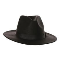 Morris Costumes Black Fedora Hat - Adult