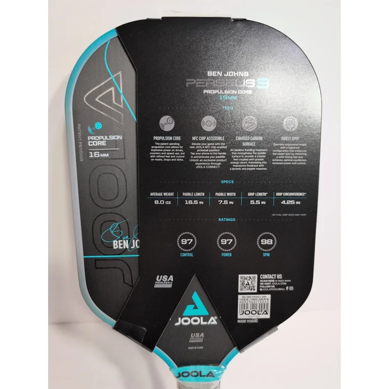 Joola Perseus 3 pickleball bat | Ben John's Signature 2024