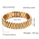 thumbnail image 4 of Pulsera de Eslabones Dorados Pulsera Resistente de Acero Inoxidable Cadena de Eslabones de Placa de Barra de Acero Inoxidable para Hombres para Adolescentes Hiphop para Hombres ANGGREK Otros, 4 of 8