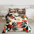 thumbnail image 2 of Manfei Red Cherry Bedding Comforter Set 2pcs for Kids Children,Tropical Flower Fruit Twin Comforter Sets Microfiber,Geometric Plaid Breathable Bedding Set,Ultra Soft Home Decor,Reversible, 2 of 8
