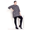 thumbnail image 2 of Avenue Women's Plus Size Emily Panel Stripe Tunic, 2 of 2