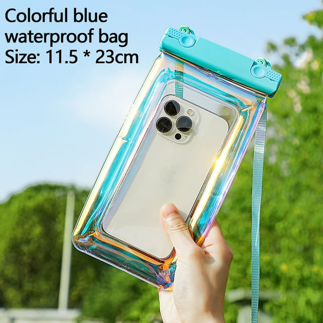 Xihbxyly Funda Impermeable para Teléfono con Pantalla Táctil, Diseño de Alta Transparencia, Ideal para La Deriva En Aguas Abiertas, Accesorios de Playa para Nadar, Protección Segura para Smartphones,