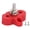 Red, variant on Yajisi DC 48V M6 Heavy Duty Battery Power Distribution Terminal Block Junction Post, Black Negative Bus Bar Terminal for Car Marine Trailer RV Boat Automotive Replacement Parts, 1/4 inch / 6mm Stud