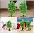 thumbnail image 4 of HERFIER 2Pcs Artificial Fruit Tree Models Miniature Fruit Trees for Landscape Dollhouse Sand Table, 4 of 8